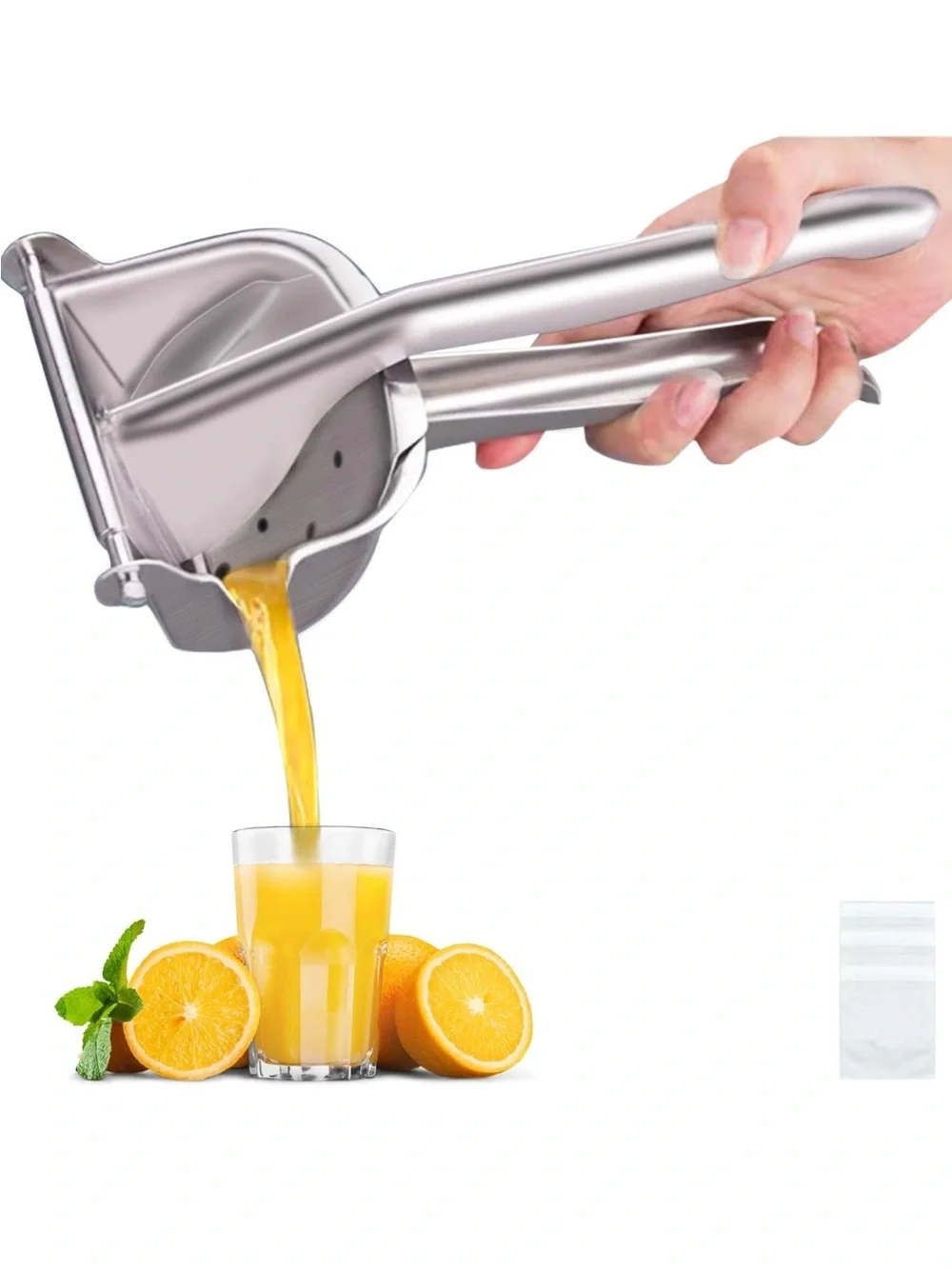 New Stainless Steel 304 Manual Citrus Juicer Lemon Orange Squeezer